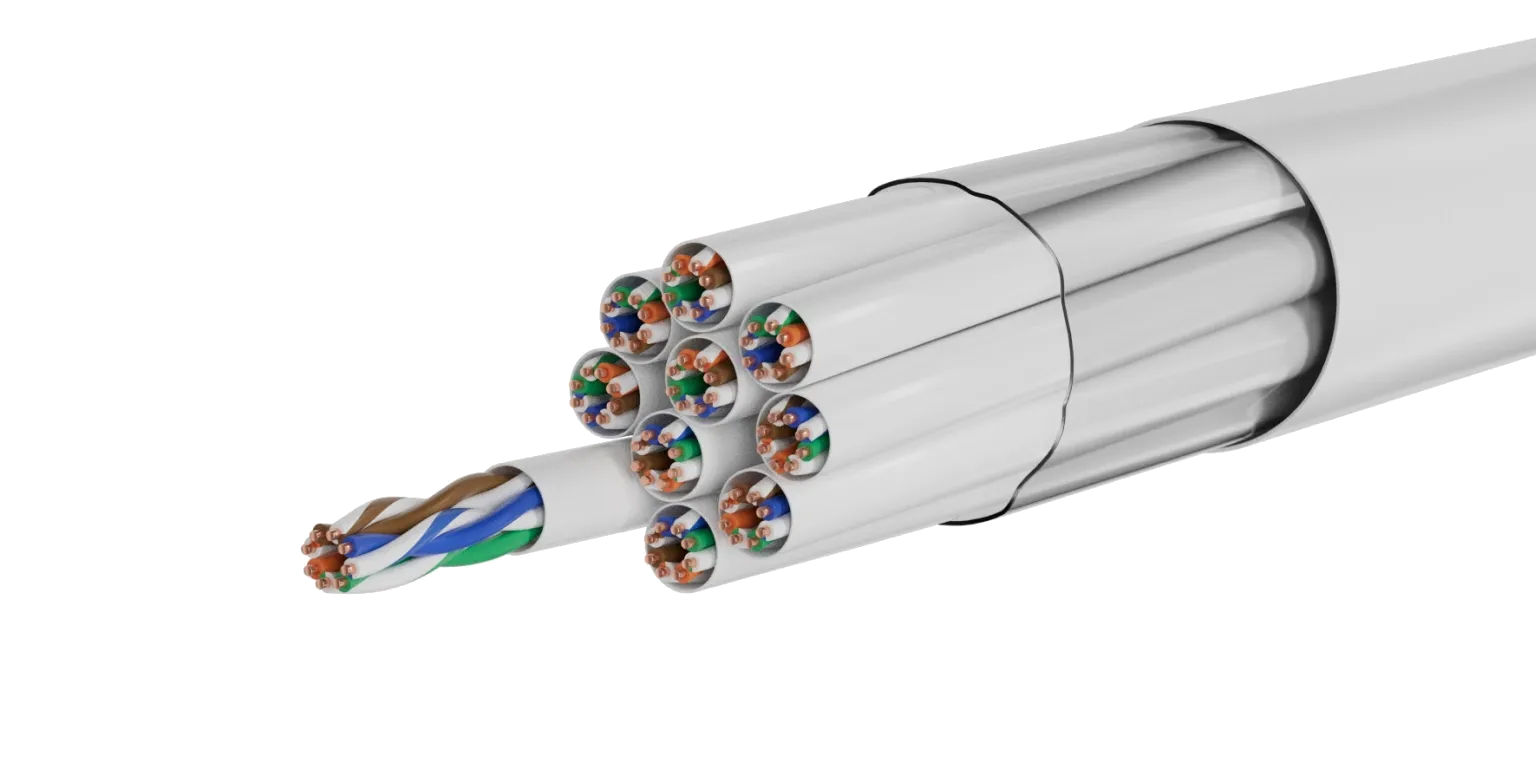 СегментЛАН U/UTP Cat5e ZHнг(А)-HF 10х(4х2х0,52)